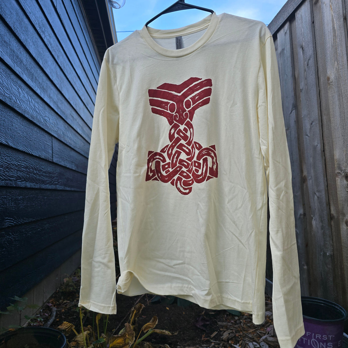 Mjolnir, Burgundy on Natural