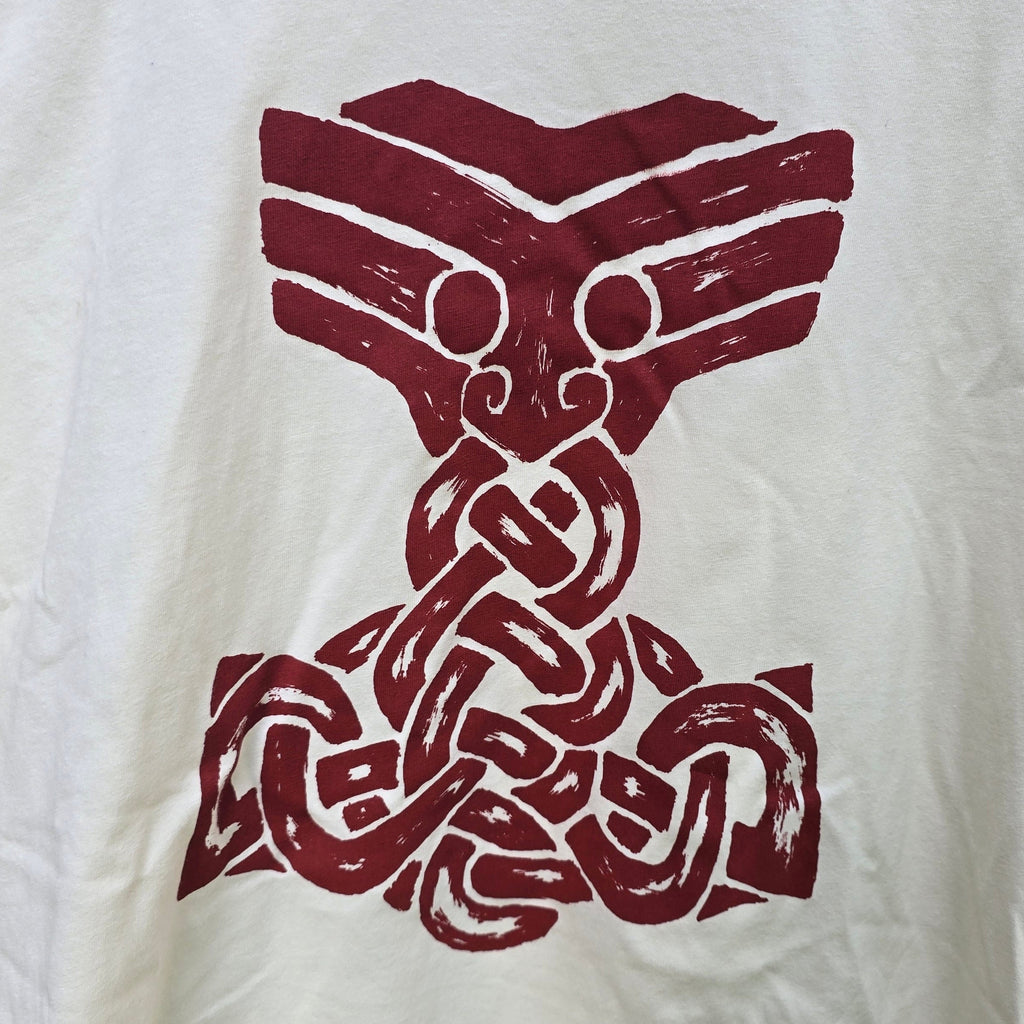 Mjolnir, Burgundy on Natural